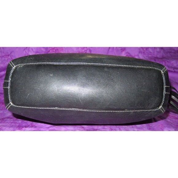 Coach 2006 Vintage Black Leather East West Legacy Tassel Hobo Shoulder Bag 1417 - Picture 5 of 12